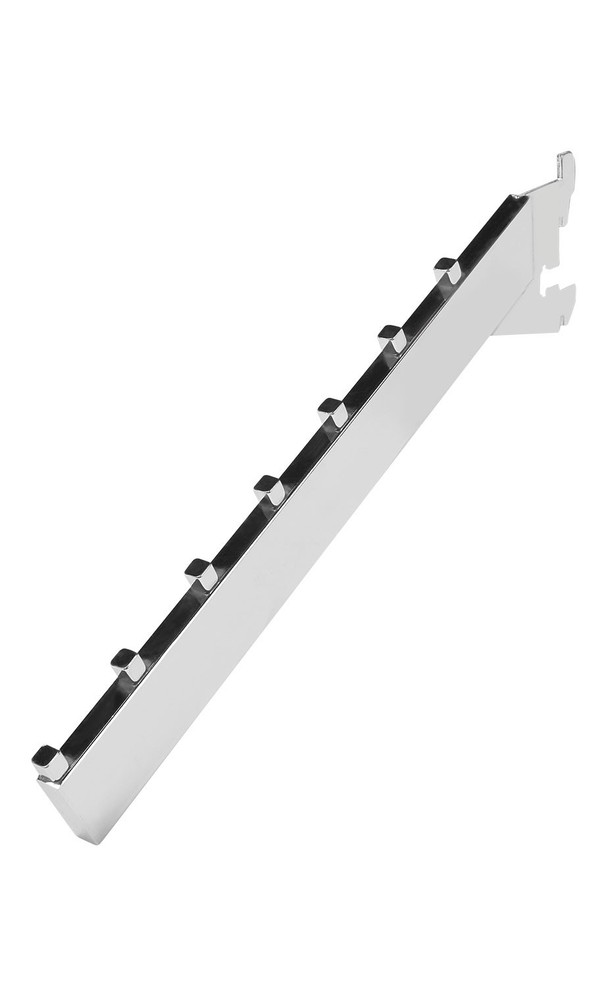 SSWBasics Chrome 7-Cube Dimensional Waterfall for Slotted Standard - 1 inch
