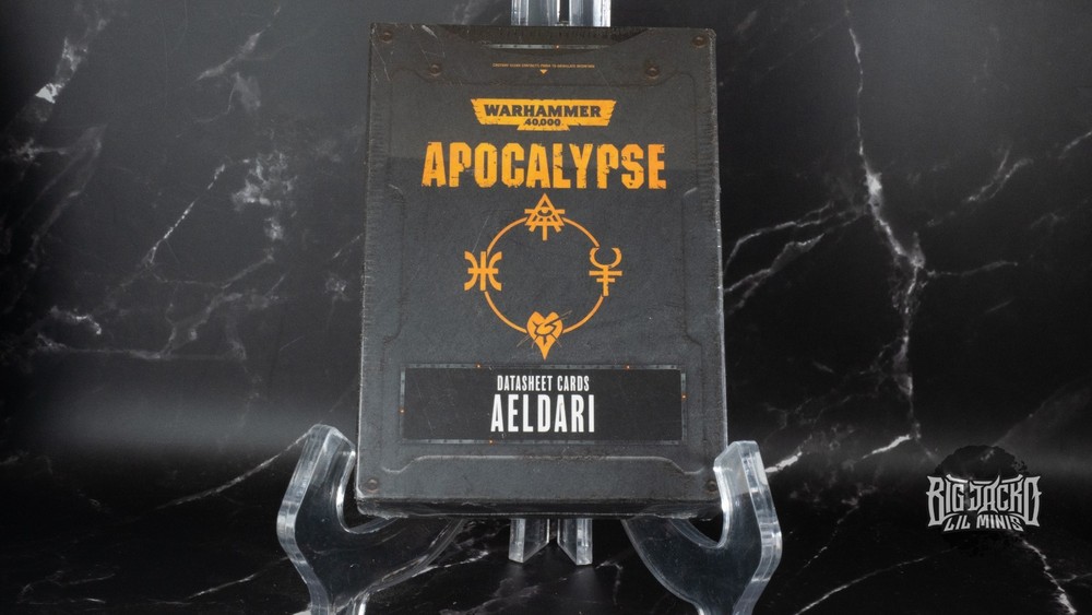 Aeldari Apocalypse Data Cards Sealed OOP Warhammer 40K