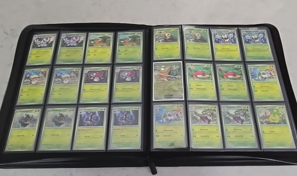 Obsidian Flames Complete Base Set w/ Reverse Holo & Binder - 382 Cards