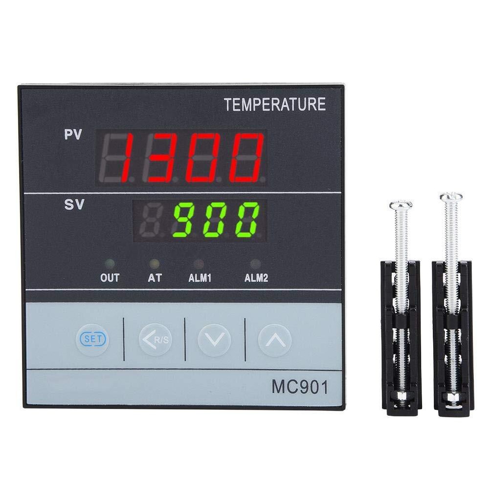 PID Temperature Controller Dual Digital Display K  MC901 Digital Programmable...