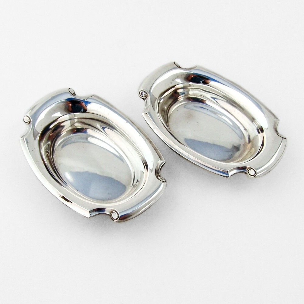Nut Cups Pair Whiting Sterling Silver No Mono