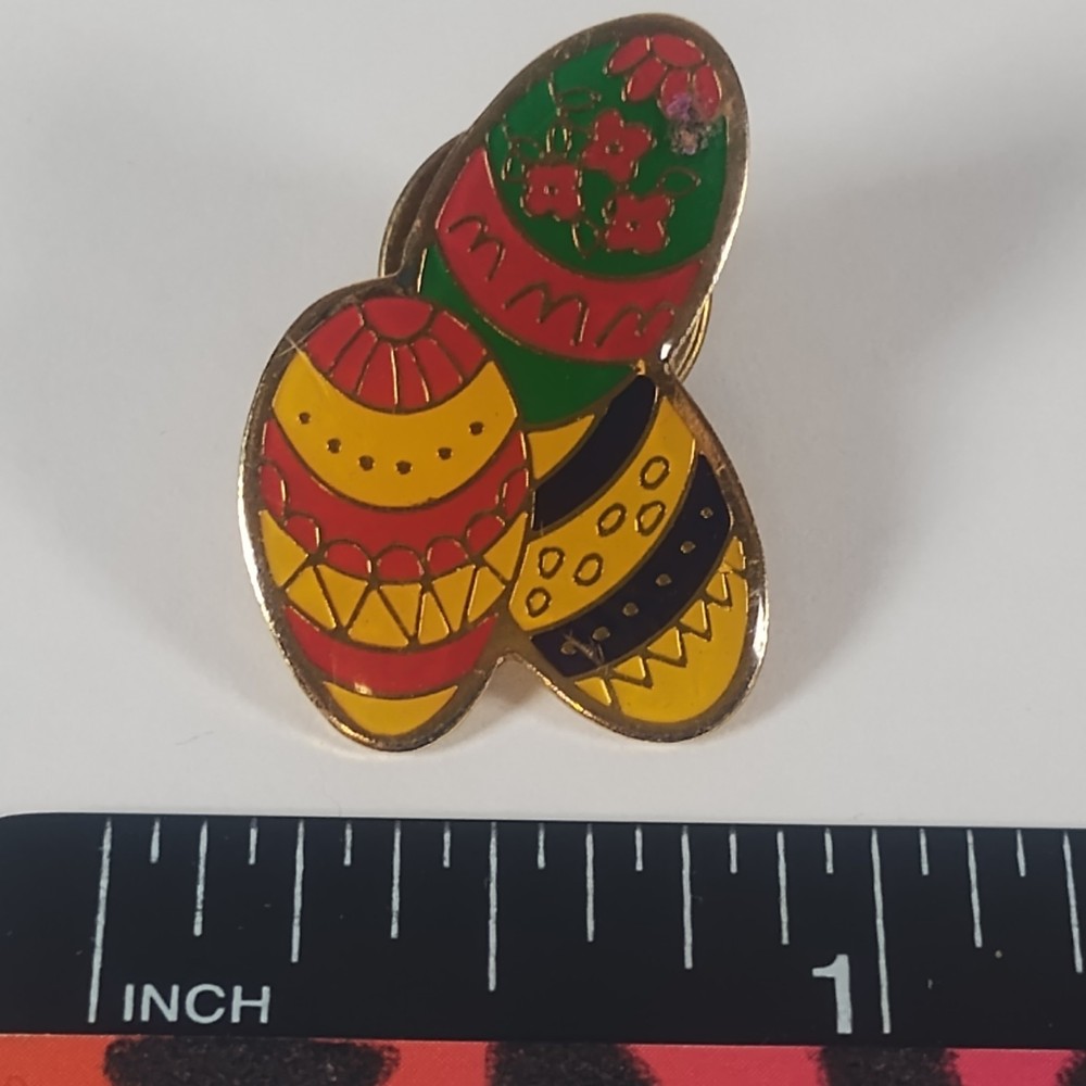 McDonalds Pin Easter Eggs Employee Crew Member Hat Lapel Pin