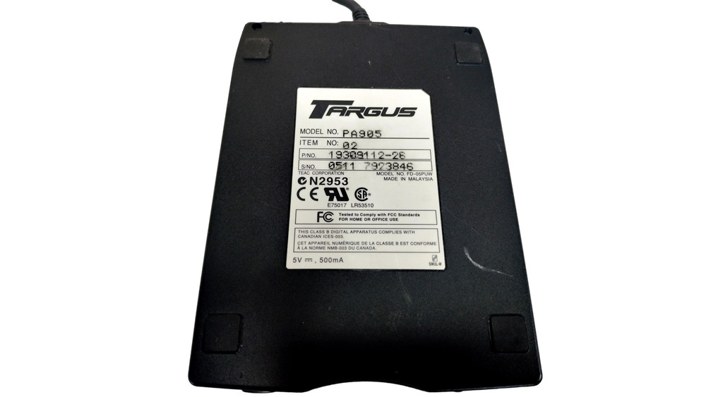 Targus PA905 External USB Floppy Drive