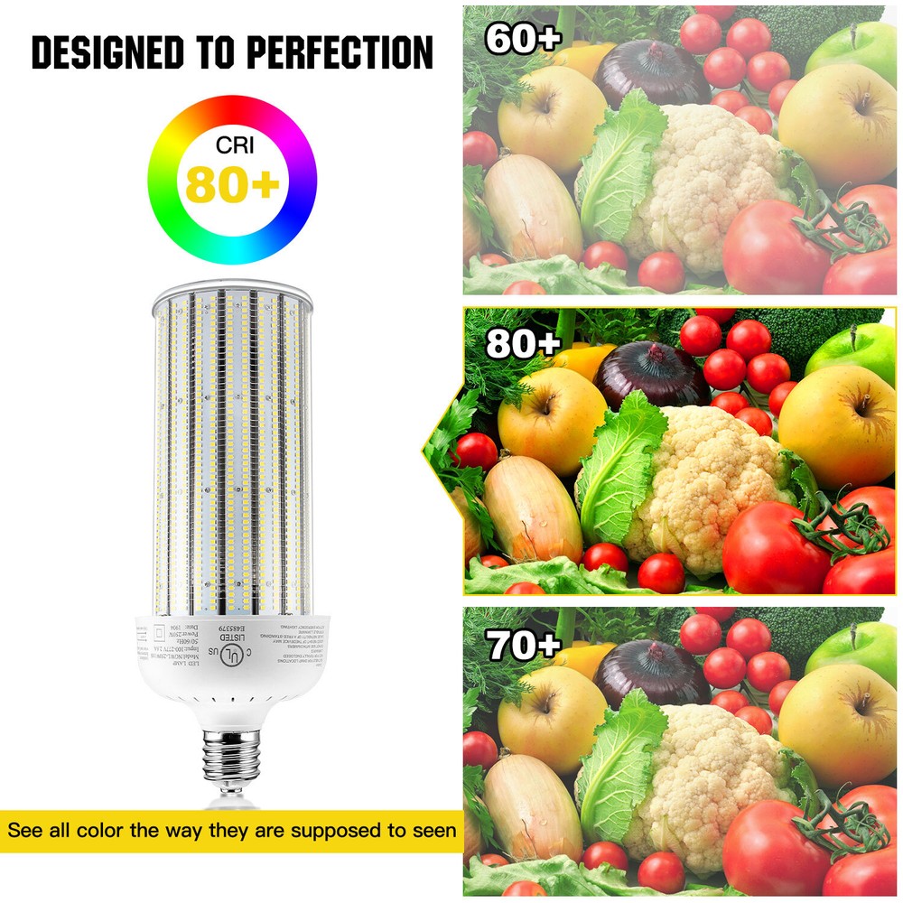 LED Corn Light Bulb 250W E39 Large Base Bulb,6000K Warehouse Industrial Lighting