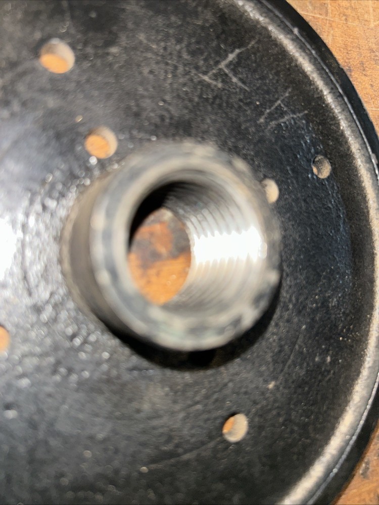 6 In Faceplate With 1 X8 Tpispindle Thread NOS