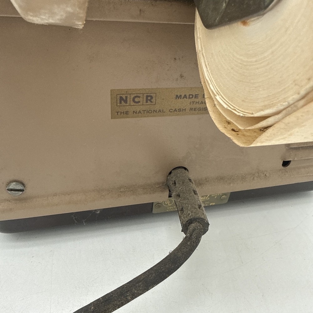 Vintage NCR Adding Machine Untested For Parts Only