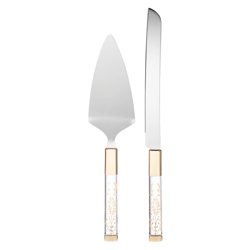 Lenox 890861 Opal Innocence Flourish Cake Knife & Server