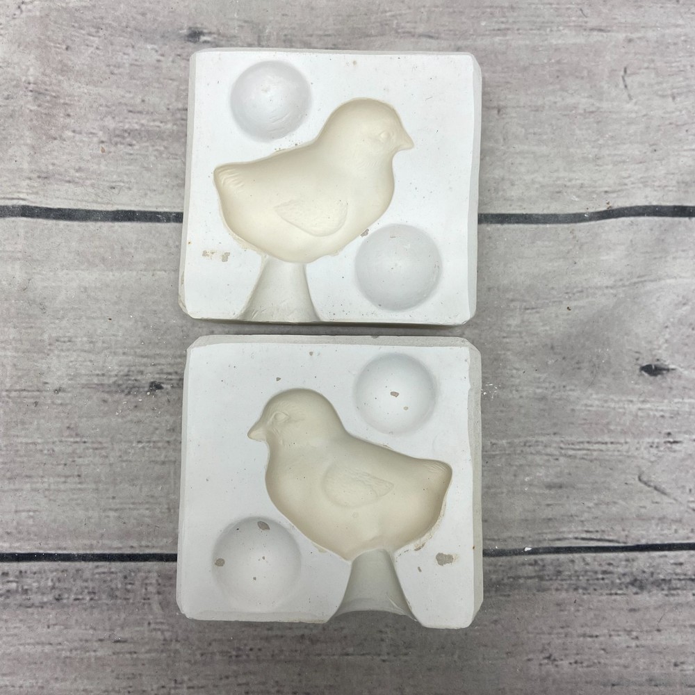 Weaver Ceramic Casting Mold Chick Chicken Figurine Easter Egg #155