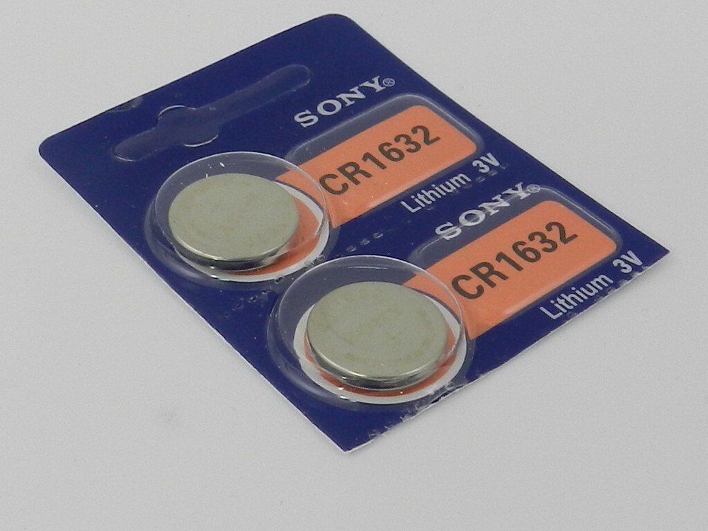 SONY  CR1632 LITHIUM 3V  BATTERY 2Pc