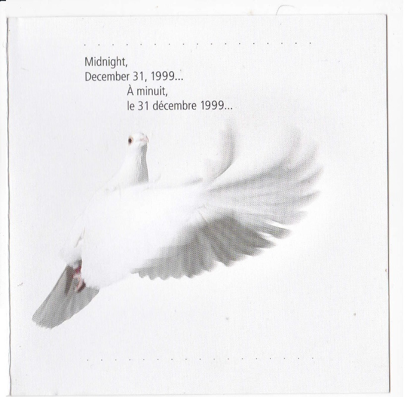 1999 - 2000 CANADA POST OFFICIAL MILLENNIUM KEEPSAKE STAMPS & COIN SET in CASEhh