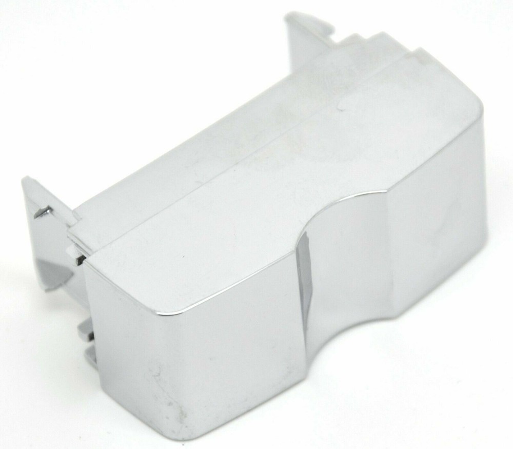 Switch insert 2 hole blank chrome plastic Freightliner Cascadia 2008 & up dash