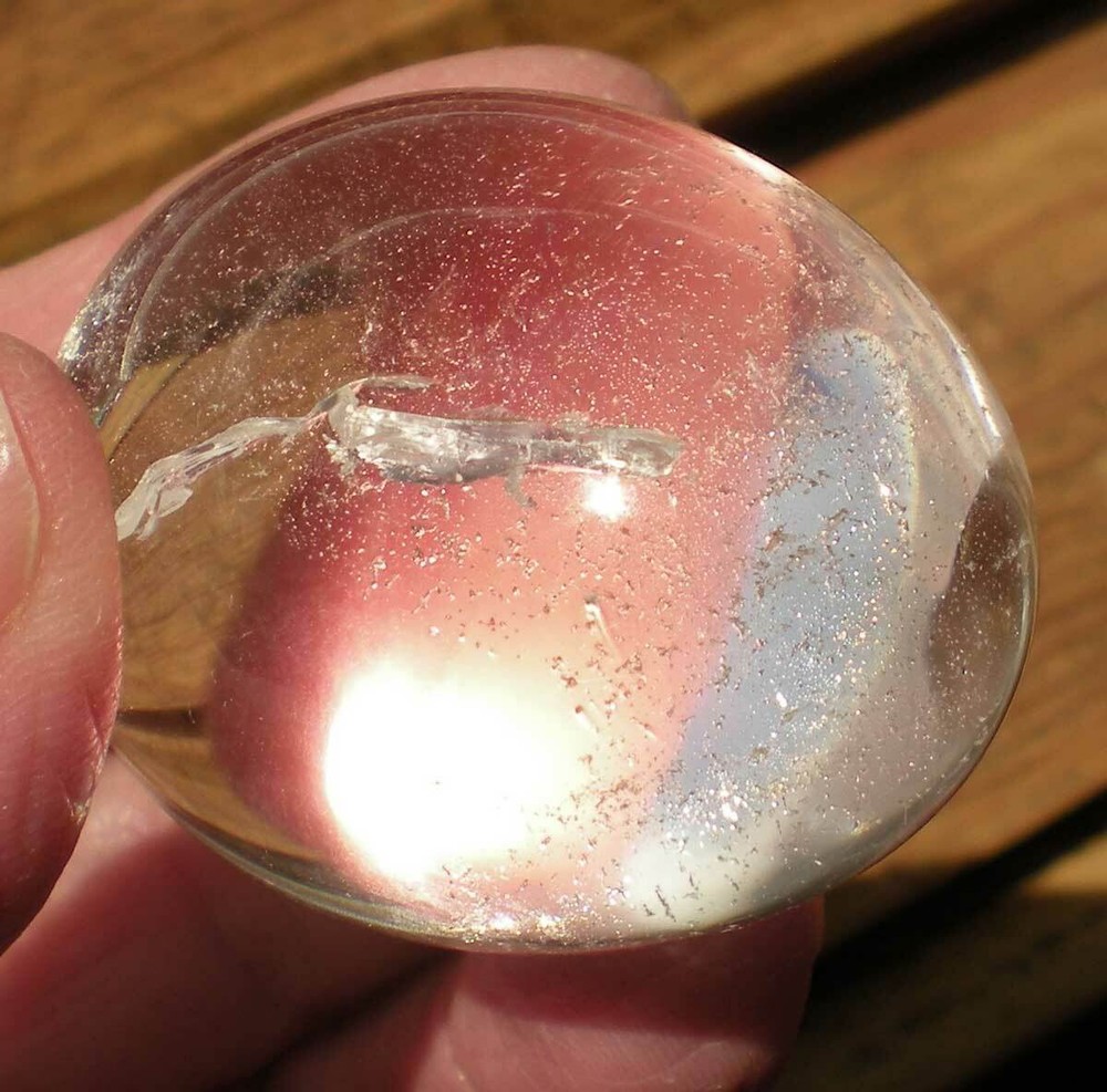 Clear Quartz Egg Carving Brazil sc1074