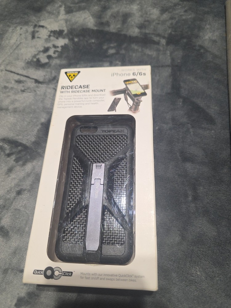 Topeak RideCase iPhone 6 with handlebar mount adjustable TT9845B Black