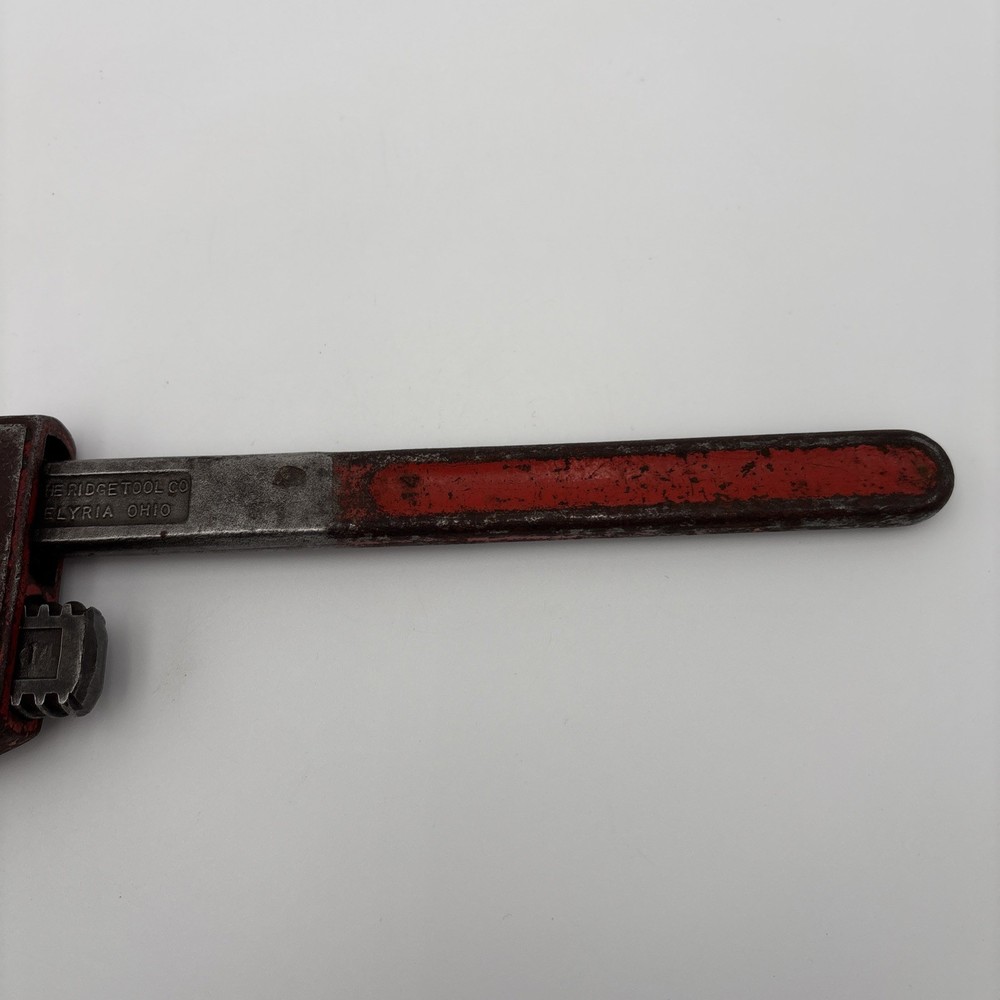 VINTAGE THE RIDGE TOOL CO. IMPROVED STILLSON #14 PIPE/MONKEY WRENCH