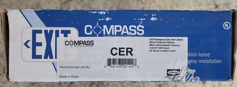 LED Emergency Exit Signs - Various Makes