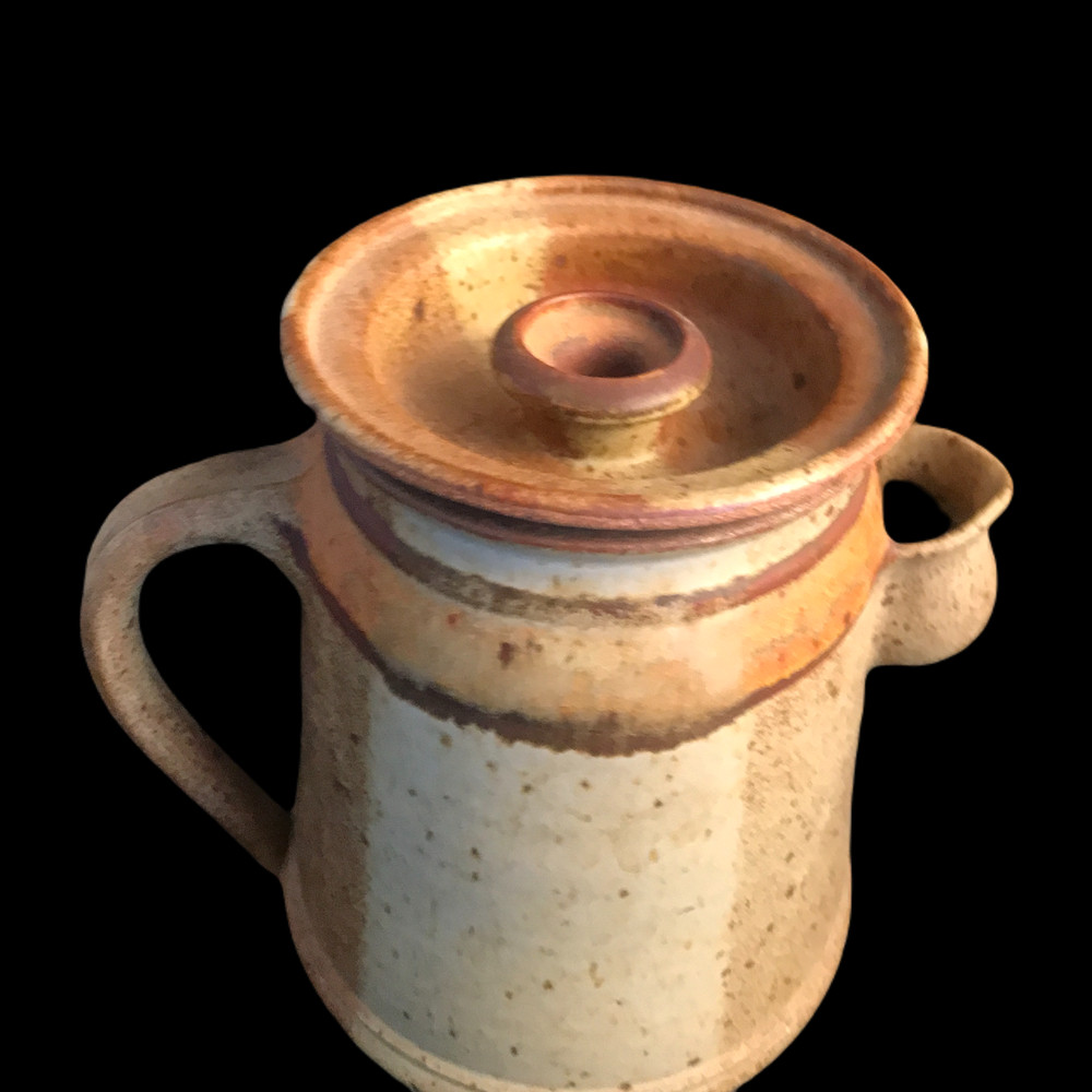 Studio Art Pottery Tea Pot, signed