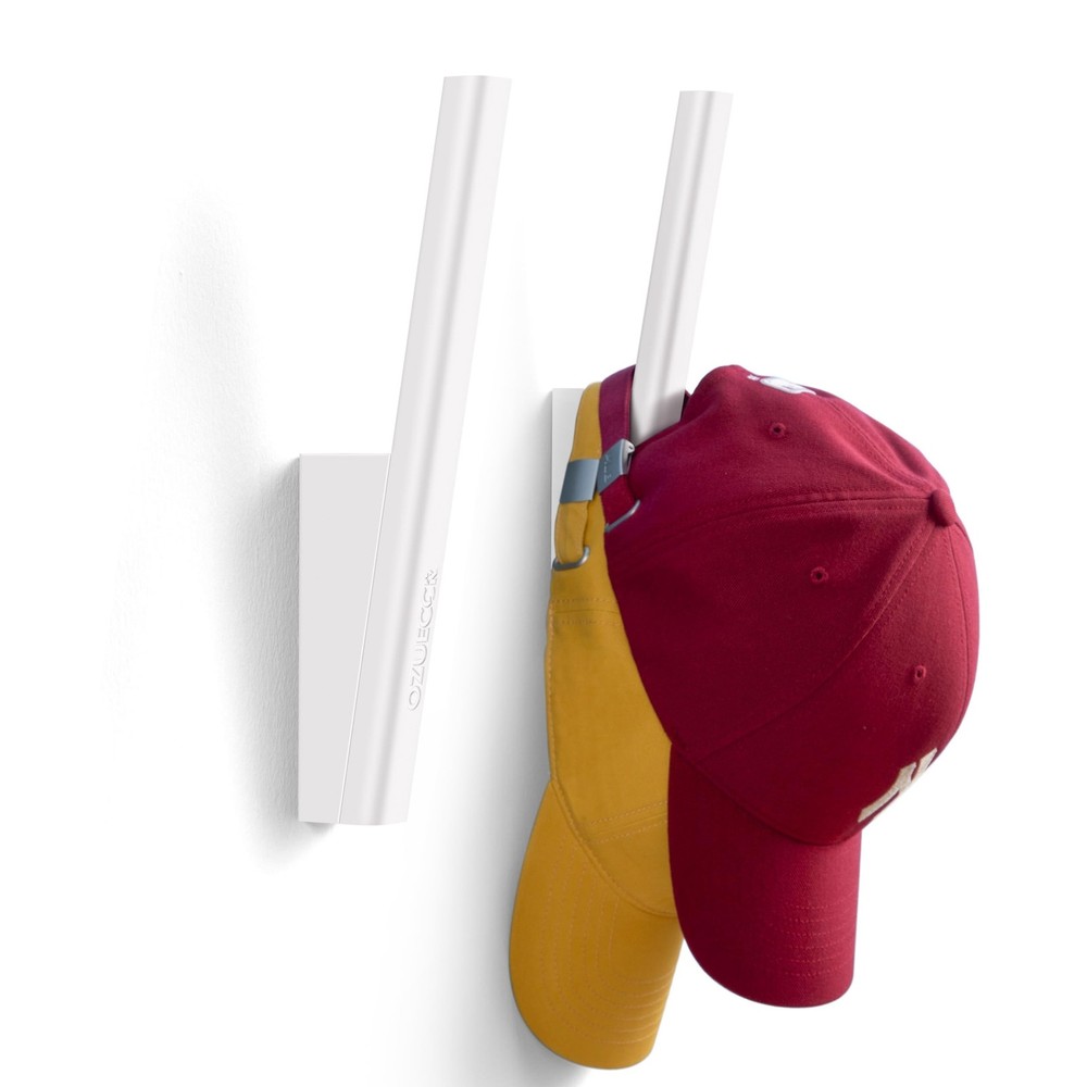 Hat Hook for Baseball Caps – Wall Mounted Vertical Hat Holder, Multi-Purpose ...
