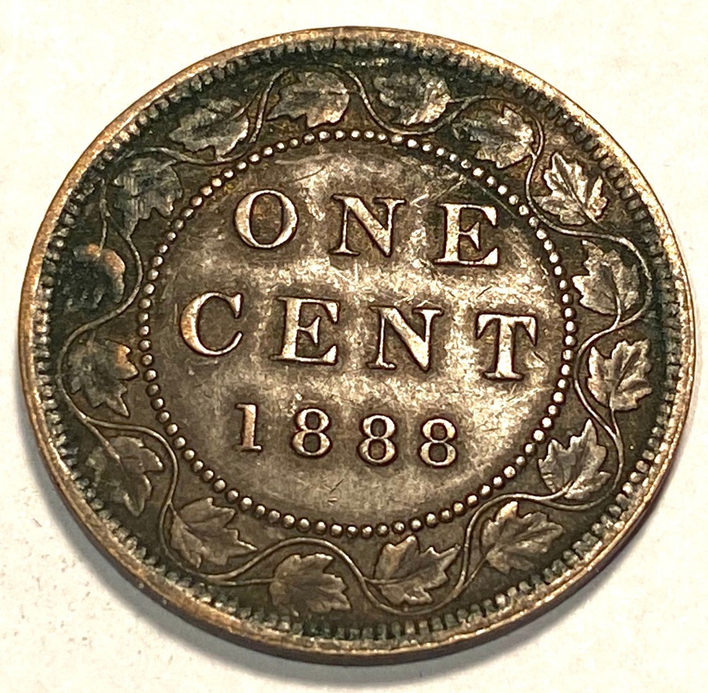 1888 Canada Large Cent Higher Grade #6