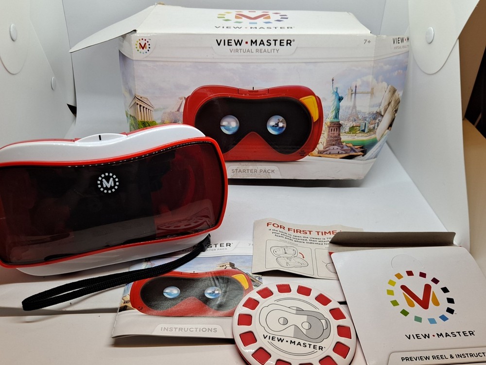 Mattel View Master Virtual Reality Starter Pack f/ iPhone, Galaxy, Others!