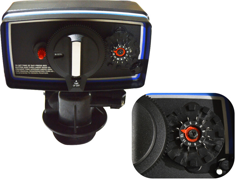 Time Clock Control Valve For Water Filter Softener Resin Tank 9''-11'' Diameter