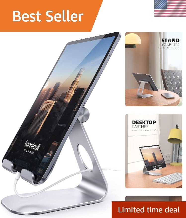 Light Gray Stand 4-13 Tablet Silver