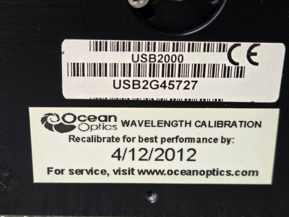 OCEAN OPTICS SPECTROMETER USB2000 USB2G45727