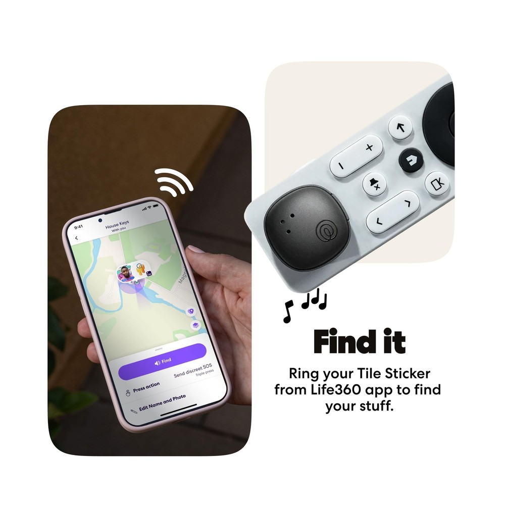 Tile Essentials - Bluetooth Trackers & Item Locators for Keys, Wallets, Remot...