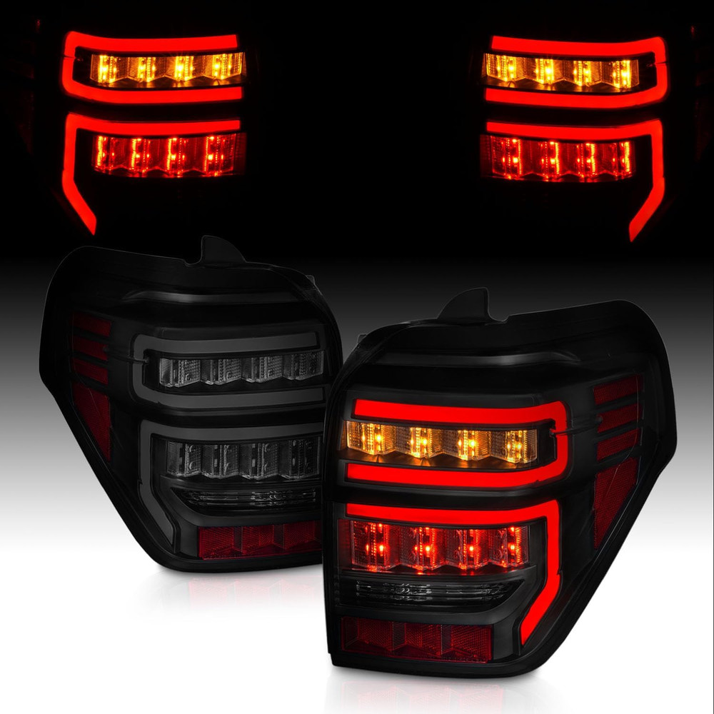 for 2014-2023 4 Runner Sequential LED Bar Smoke Black Replacement Tail Light As