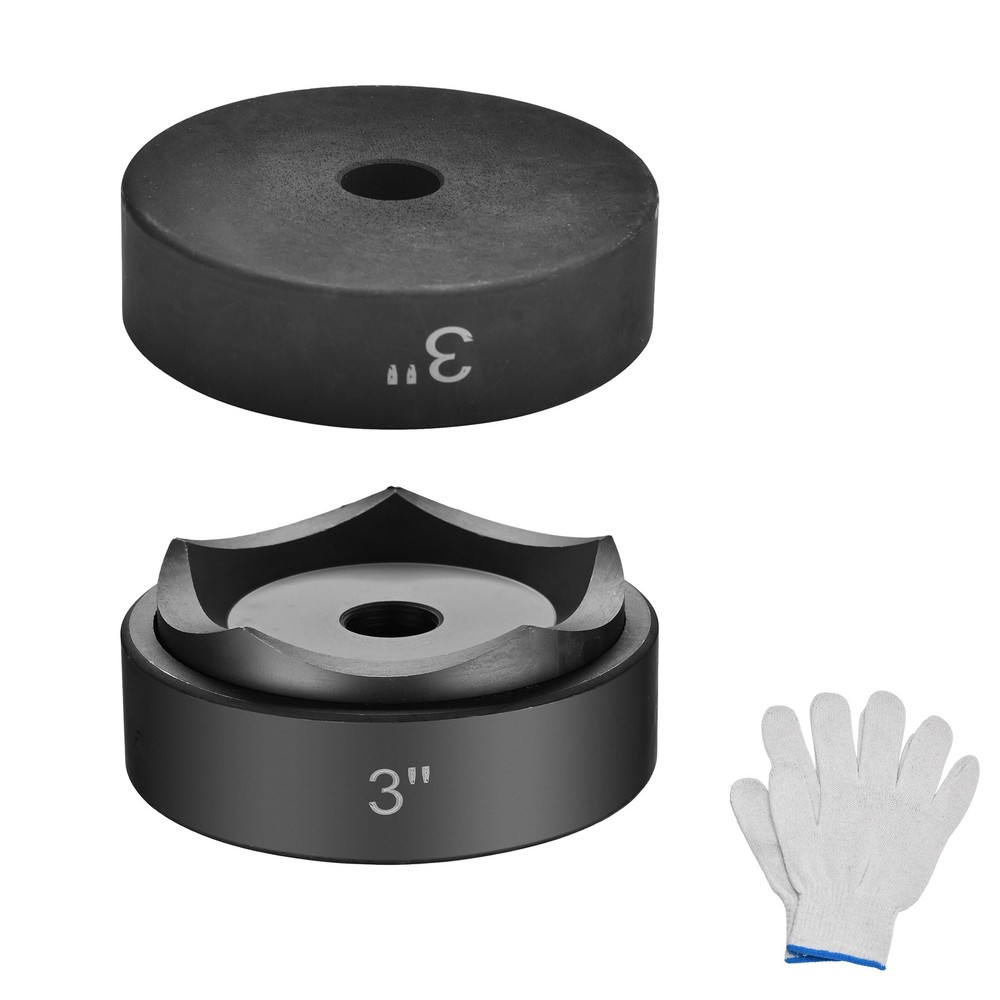 Yescom 3" Knockout Punch Die Mold for Hole Punch Driver 3/4"-16UN Thread