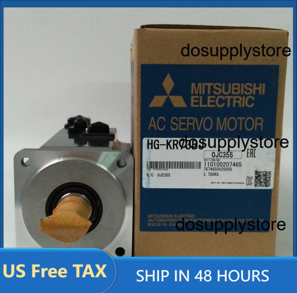 New Mitsubishi AC SERVO MOTOR HG-KR73BJ Free Shipping