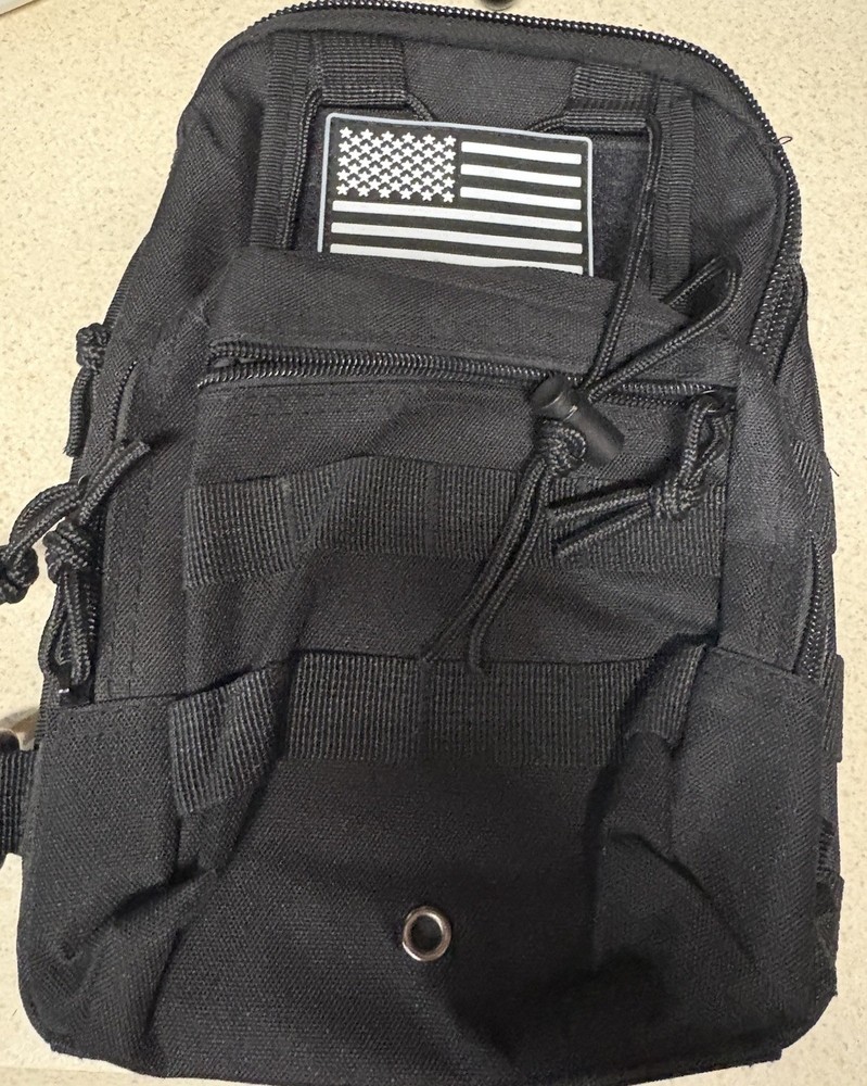 Tactical Removable Shoulder Sling Range Bag W/ Multiple Pockets