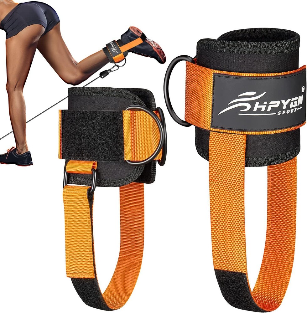 Ankle Strap for Cable Machine, Padded Ankle Straps for Cable Machine Kickbacks