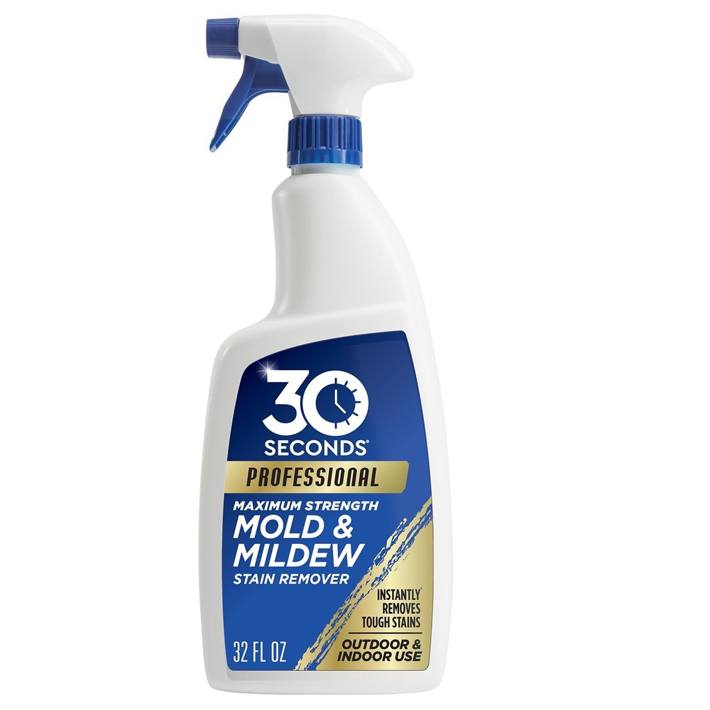 30 SECONDS Pro Mold and Mildew Stain Remover | Scrub 32 Fl Oz (Pack of 1)