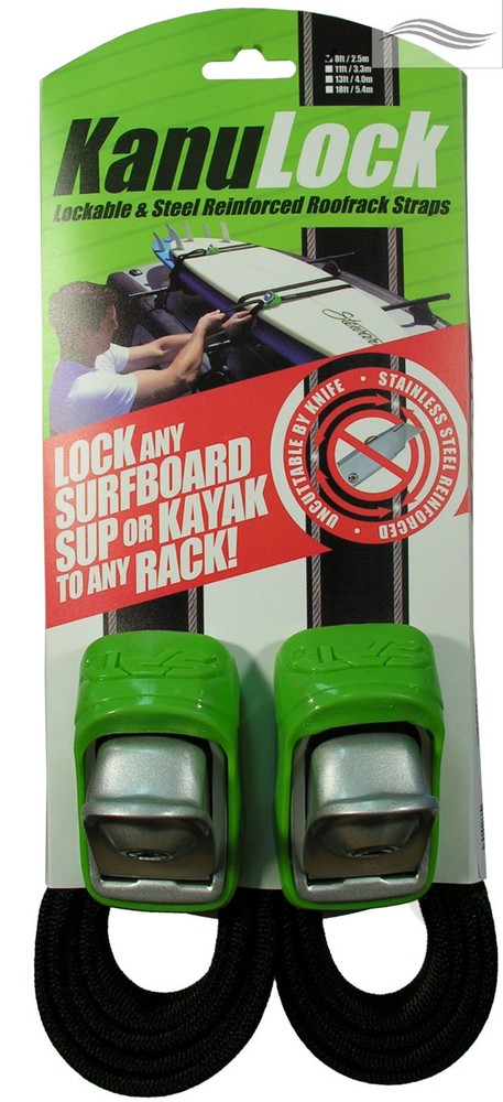 KanuLock Lockable Tie Down Straps 2.50 metres