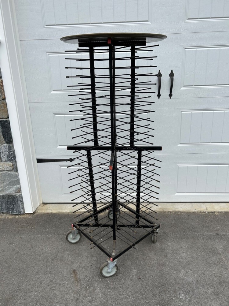JackStack 100-Plate Extra-Long Mobile Pizza Plate Rack JS100C/9"