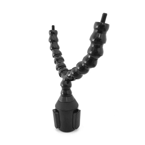 Flexible Cup-Holder Mic Mount Duo Rig