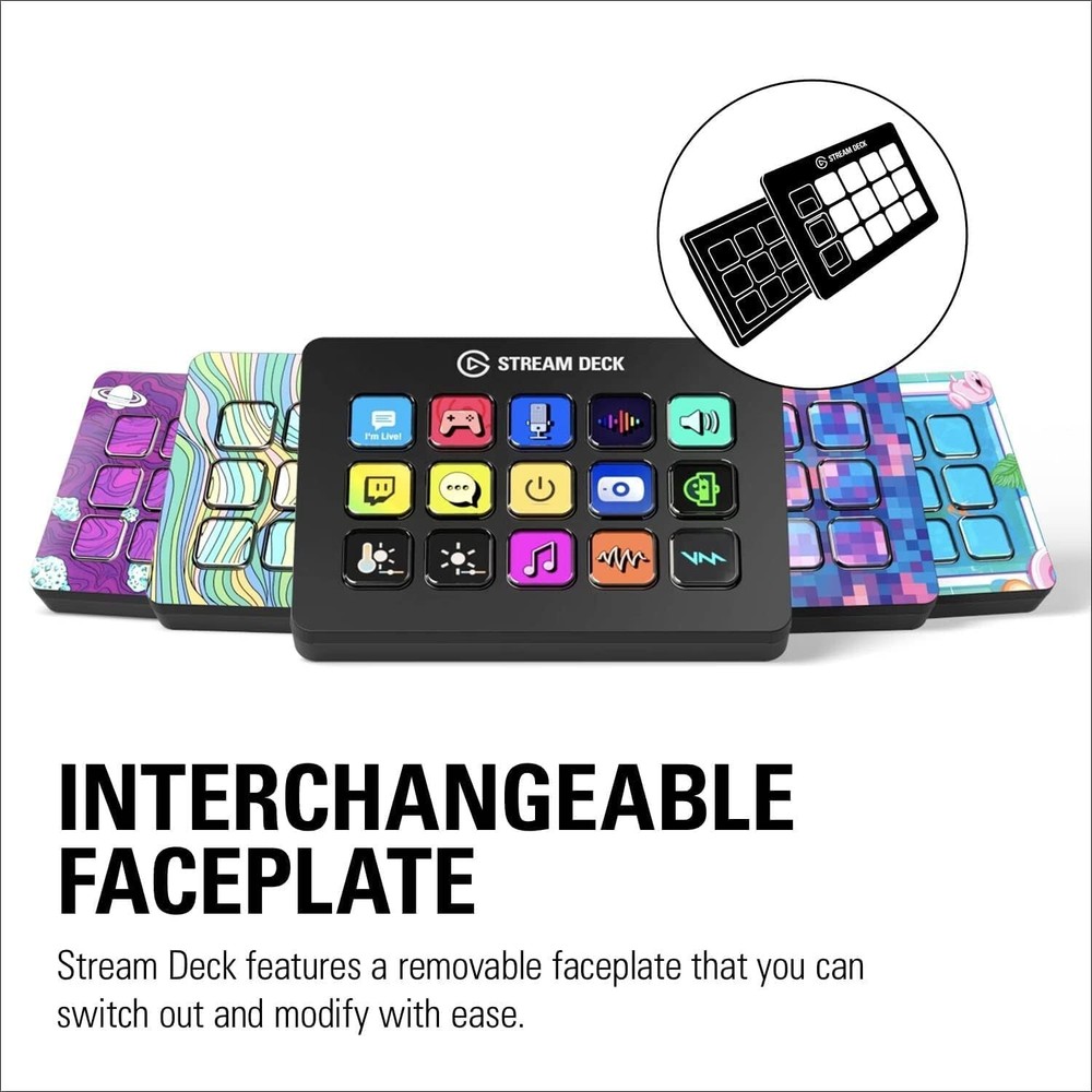 Stream Deck MK.2 - One-Touch 15 Key Controller for Streamlined Content Creation