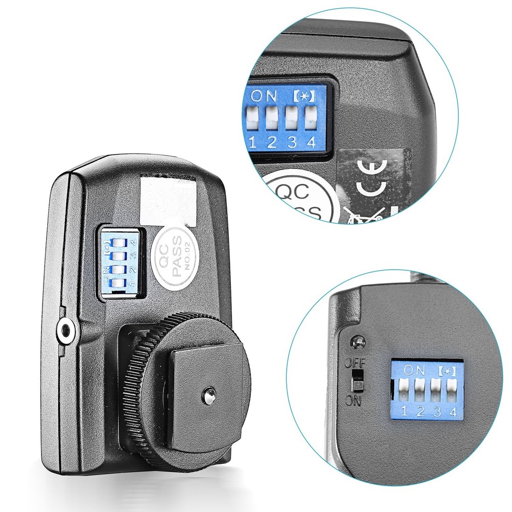 Neewer 16 channels RT-16 Wireless Studio Flash Trigger, Compatible with Neewer