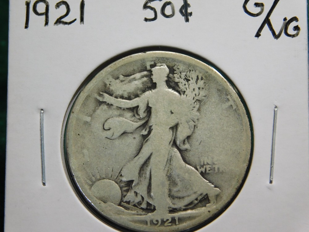 1921   Walking Liberty Half    Item # 11340