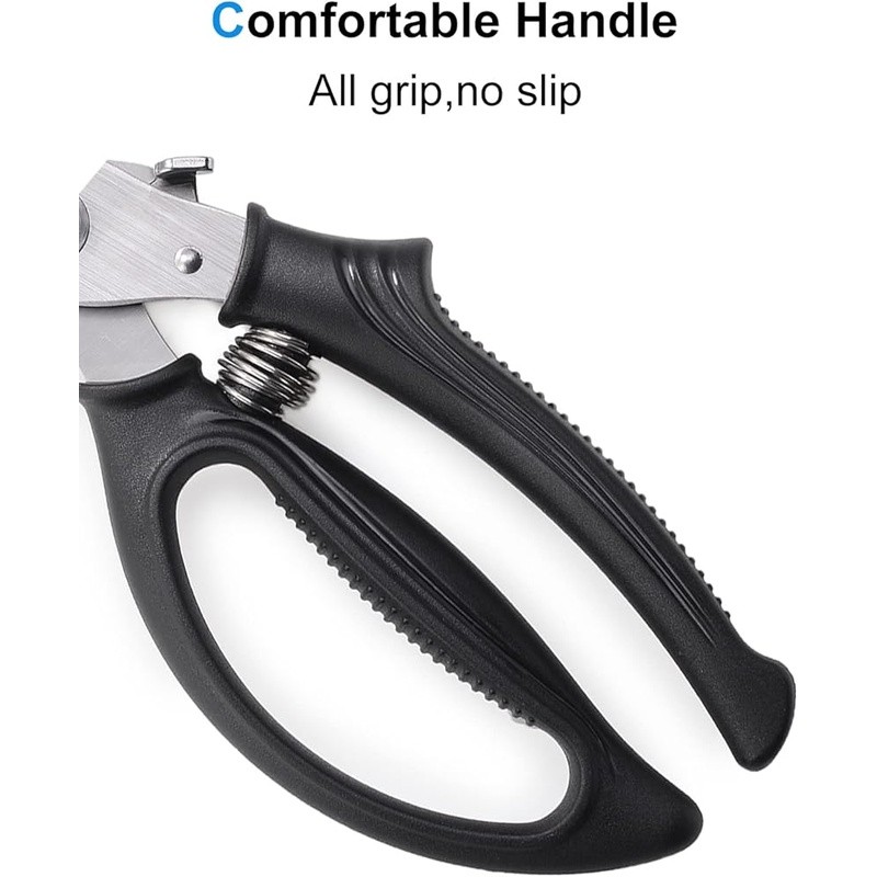 Heavy Duty Kitchen Shears Stainless Steel Poultry Scissors Multi-Function Tool