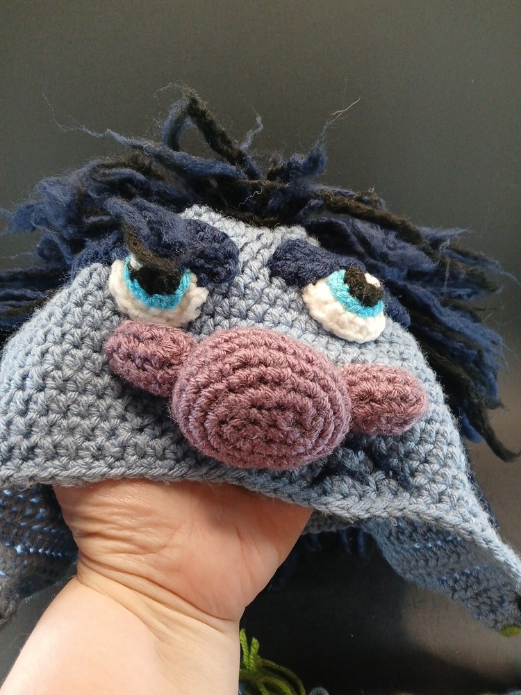 Crocheted Monster Hat