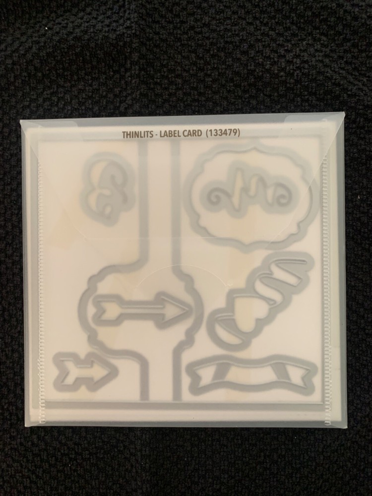Stampin Up Sizzix Thinlits - Label Card