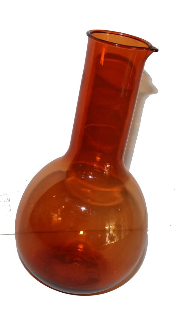 7" 20 Fl Oz Orange Beaker, Halloween Scientist Accessory