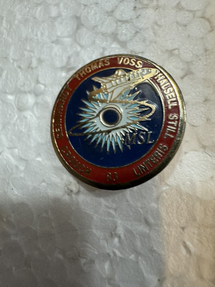Vintage NASA Space Shuttle Pin - 1983 MSL