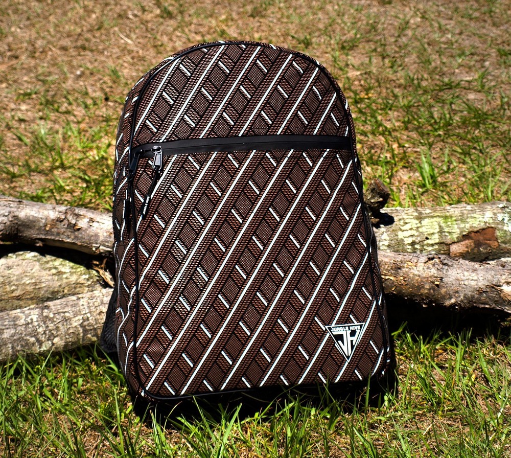 Jungle Hive Lifestyle Backpack - Brown Diamond Pattern