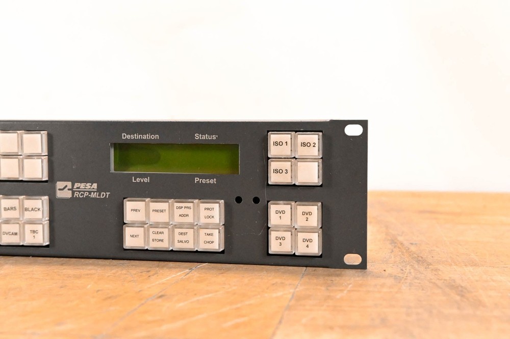 Pesa RCP-MLDT 2RU Matrix Switcher Control Panel CG01URS