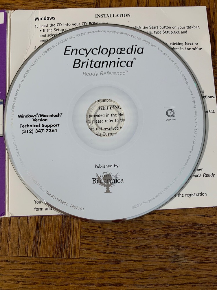 Encyclopedia Britannica Computer Software