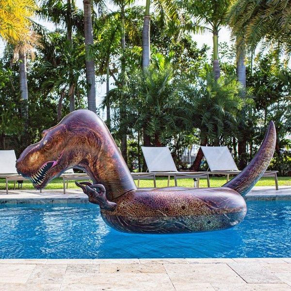 Poolcandy Gigantic T-Rex Inflatable Pool Float PC1810TR