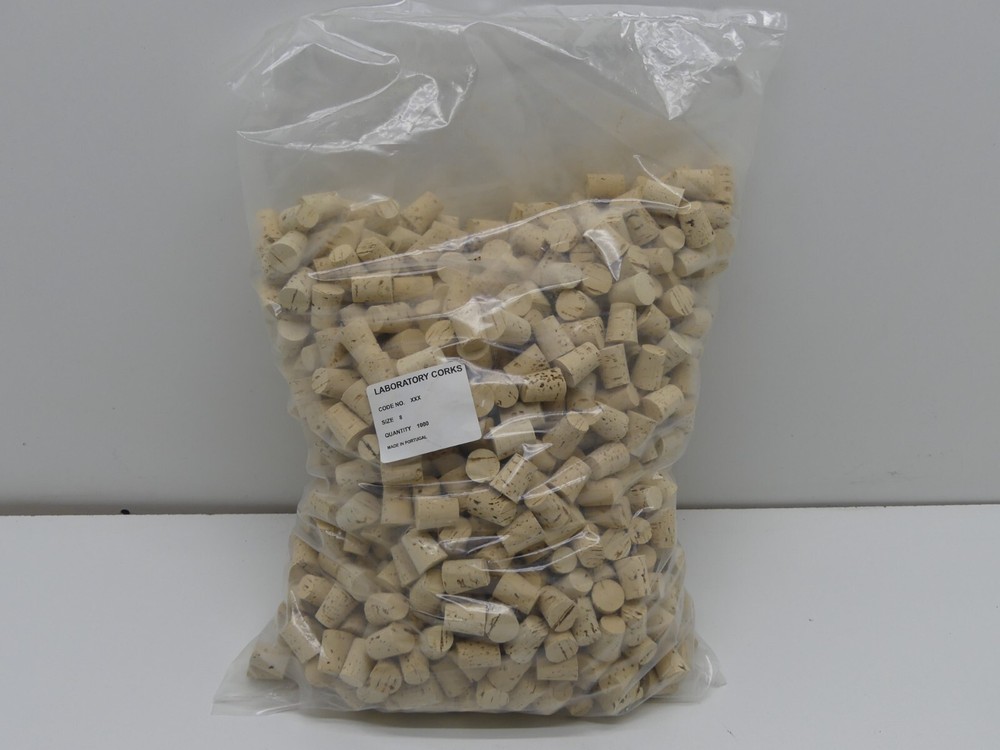 Caplugs Size 8 Laboratory Corks Qty 1000