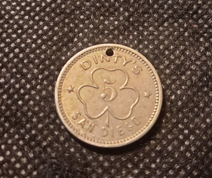 DINTY'S SAN DIEGO TOKEN!   e9064UXX
